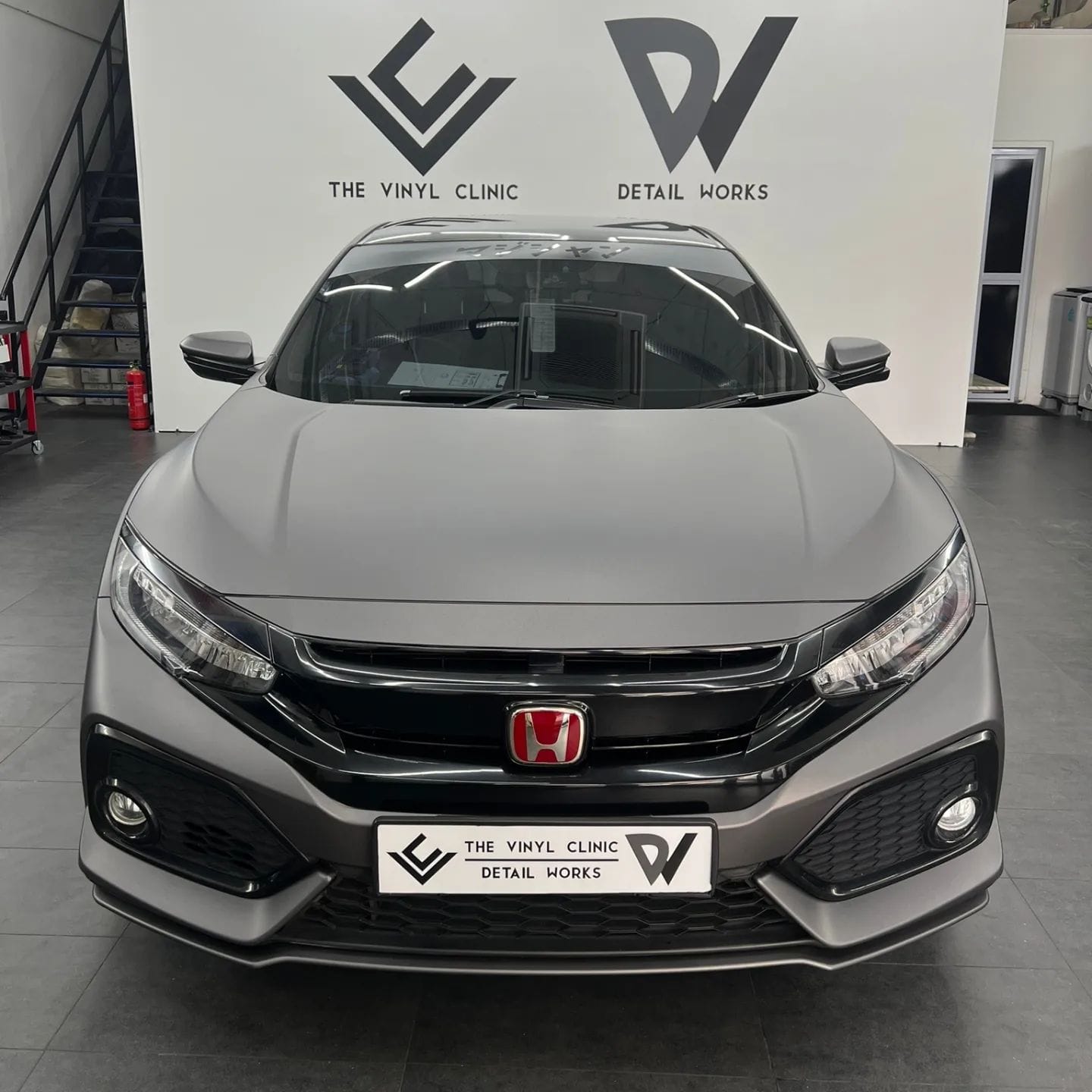 Avery Dennison Matte Metallic Charcoal.