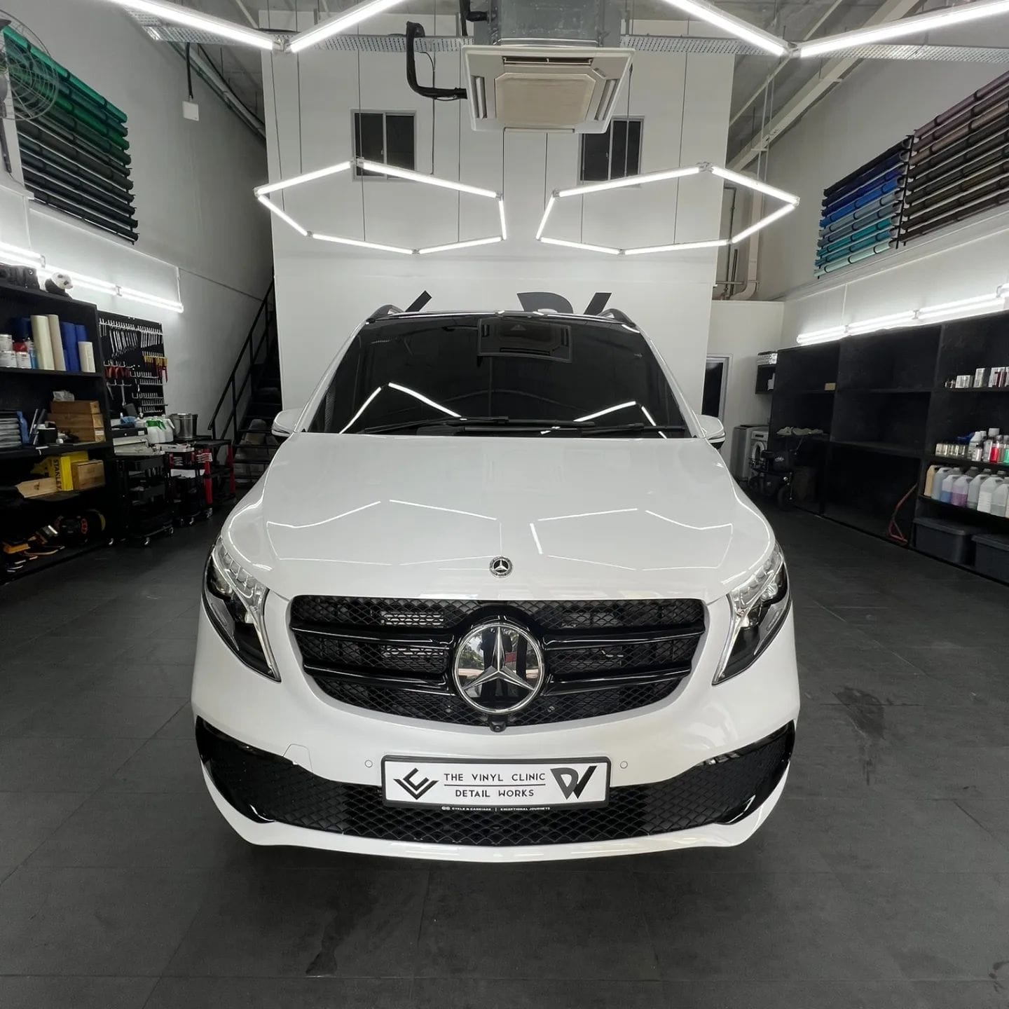 V Class in our Avery Dennison X5 paint protection film.