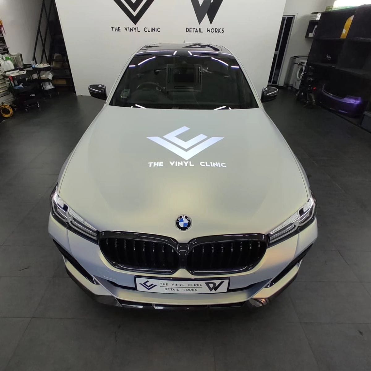 Beemer in Satin Blue Gold.