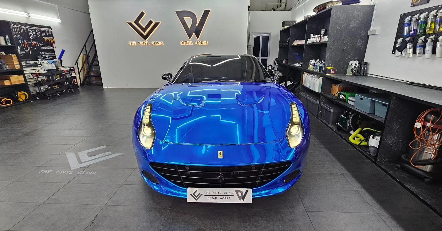 One of the hardest wrap to install in the market and we had to install over the existing paint protection film.