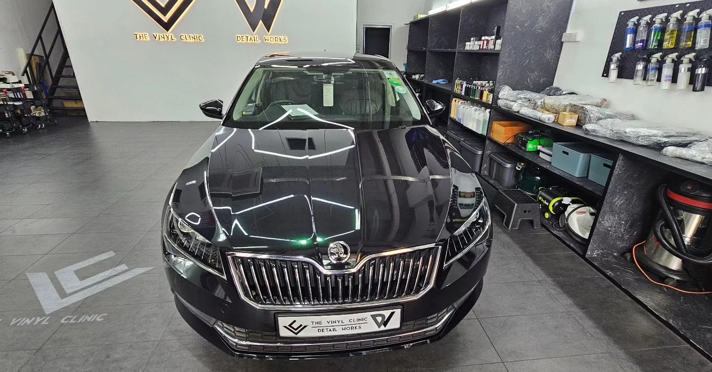 Metallic Emerald Green with Fireball Aegis Ceramic protection.