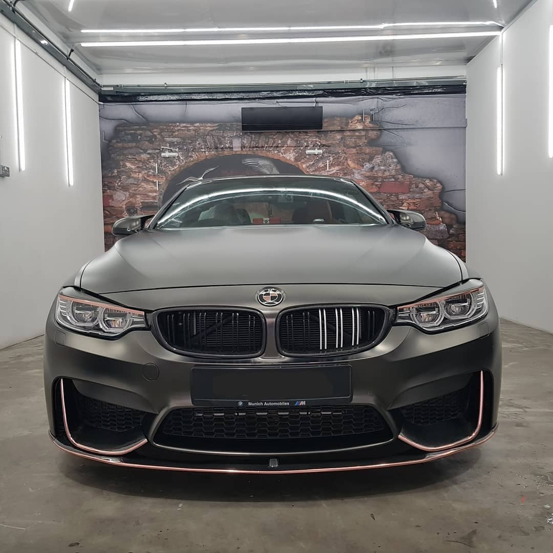 End week special. M4 cladded in satin chrome black with c...