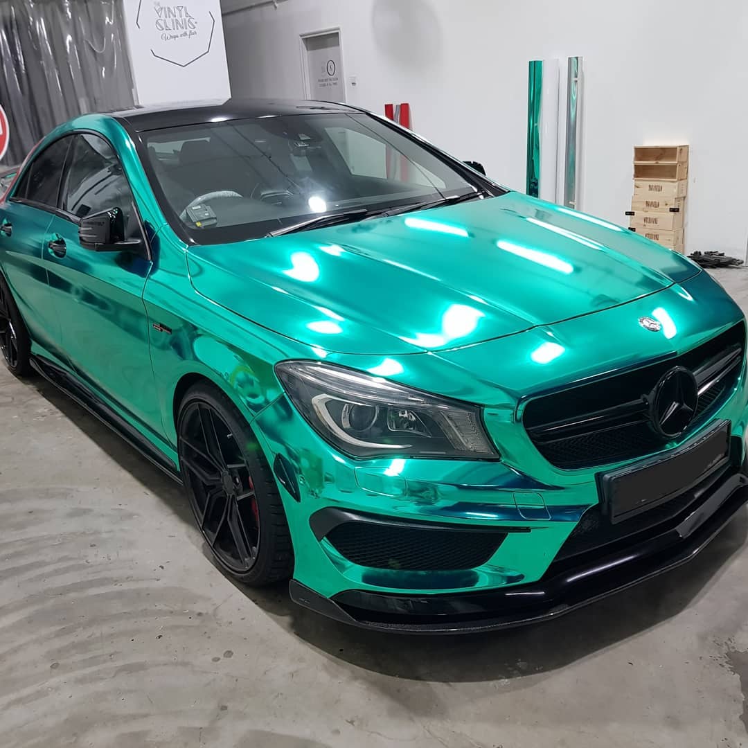 Tiffany chrome on our favourite mercedes.