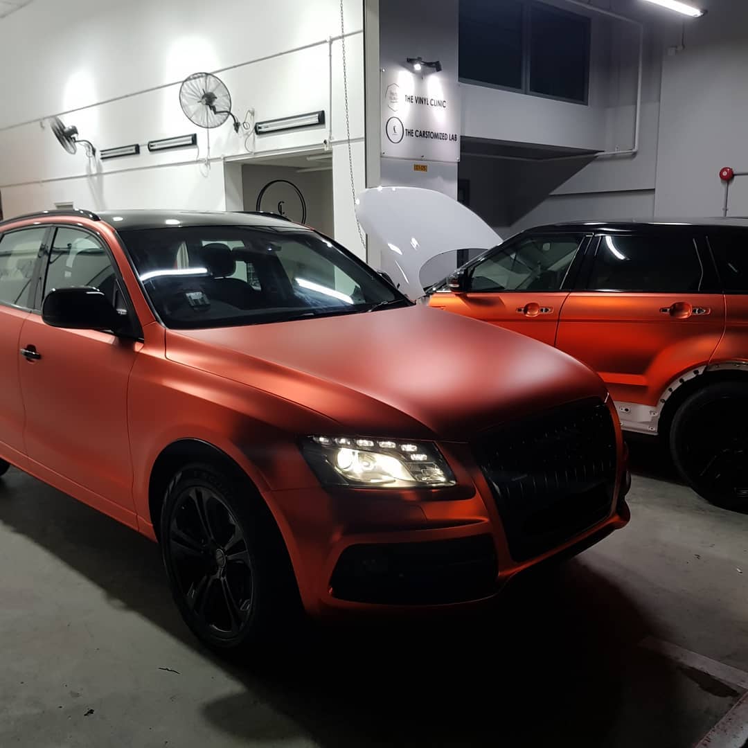 Satin chrome orange. 大吉大利。