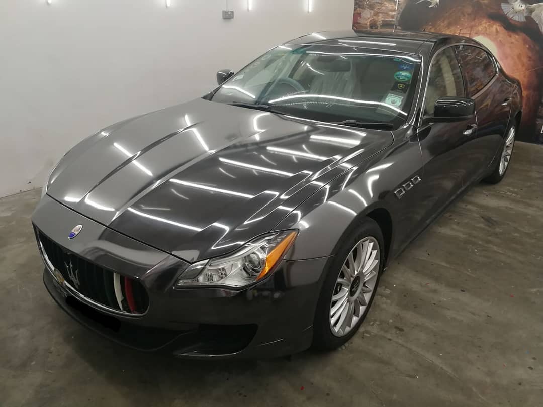 Datuk wants his Maserati in black chrome.