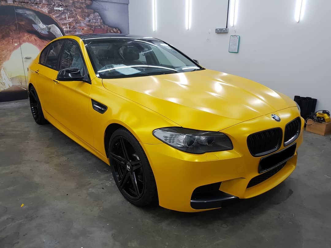 Satin gold yellow to brighten up your Sunday. Check out t...