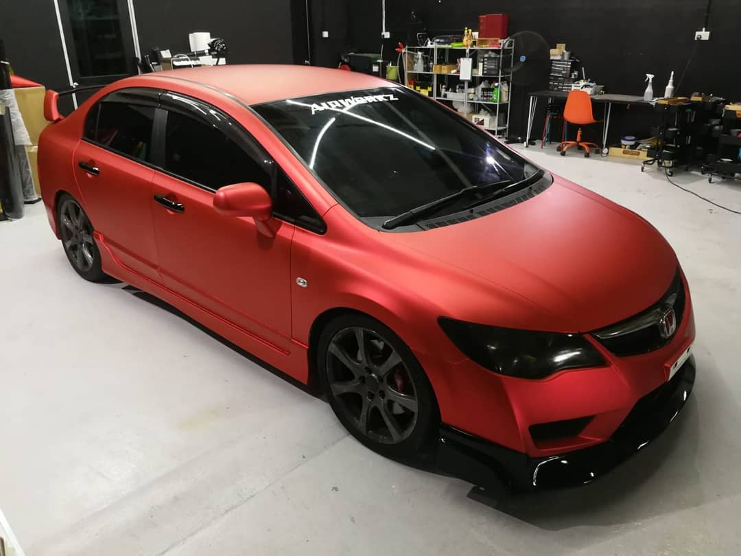 Well laid on this Type R.