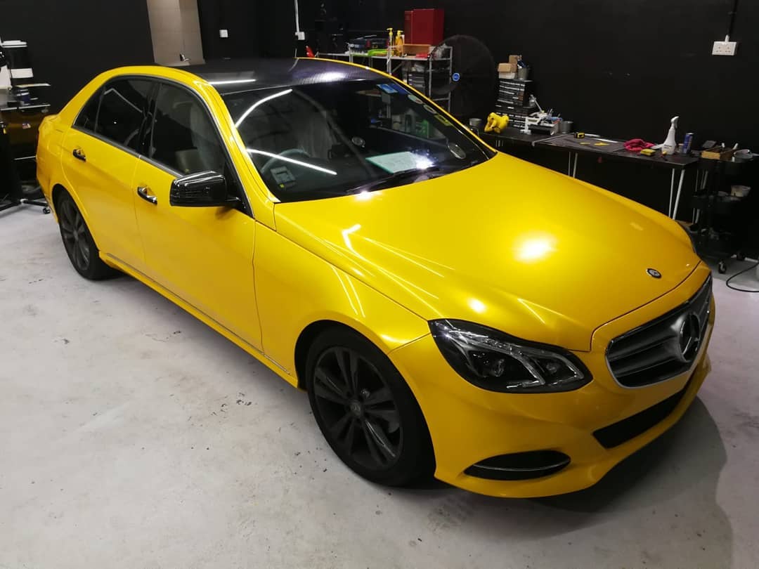 Is this sprayed or laid?