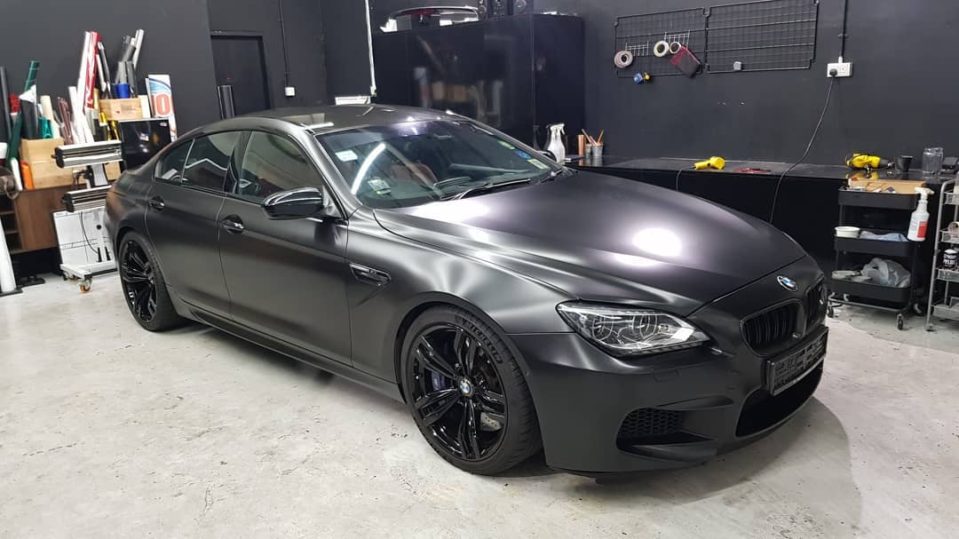 M6's every 6 months' routine. Satin black this round.