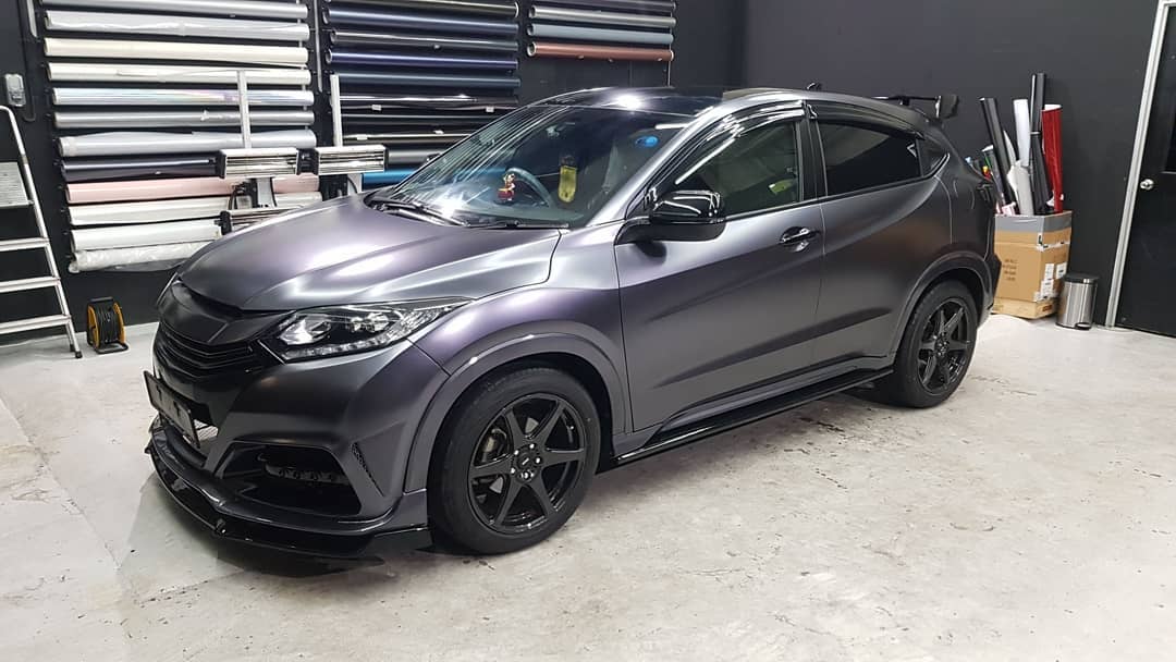 All you need is that satin dark grey to make that impress...