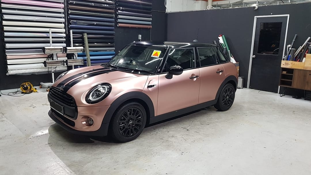 New car, new driver with new vinyl.