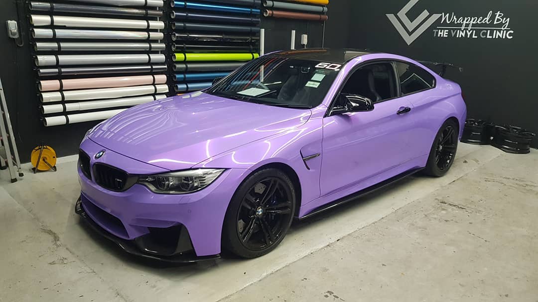 Colour as subtly loud as the akrapovic exhaust.