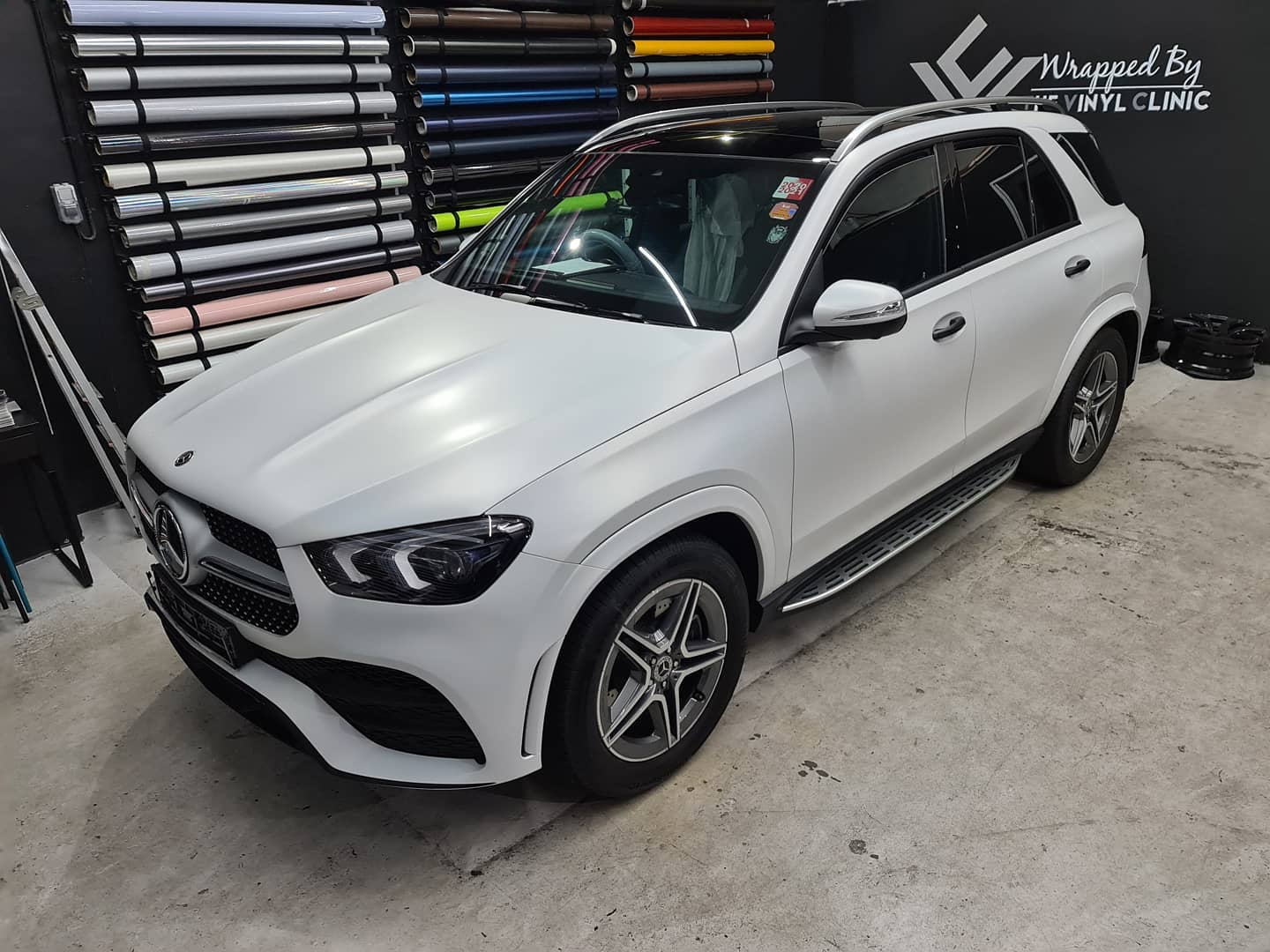 Satin ghost flip on a brand new GLE.
