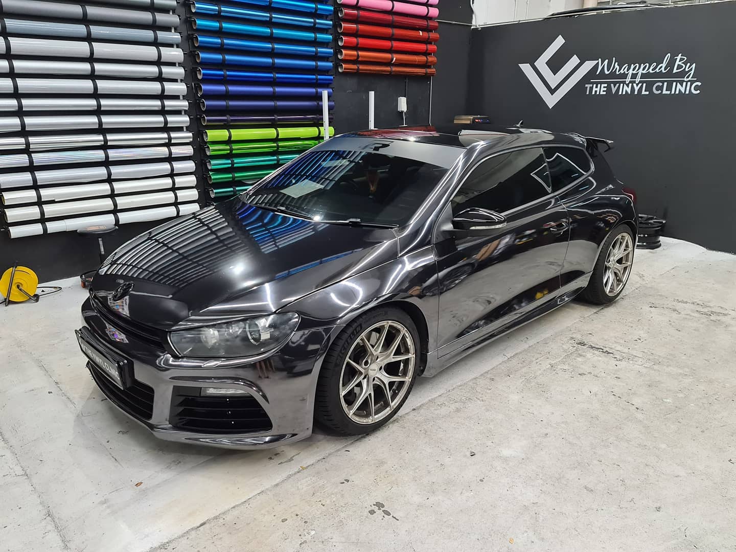 Kindly give way to the fastest Scirocco on the road.