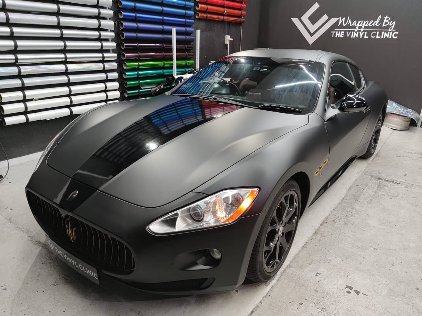 Trident cladded in both gloss and matte black.