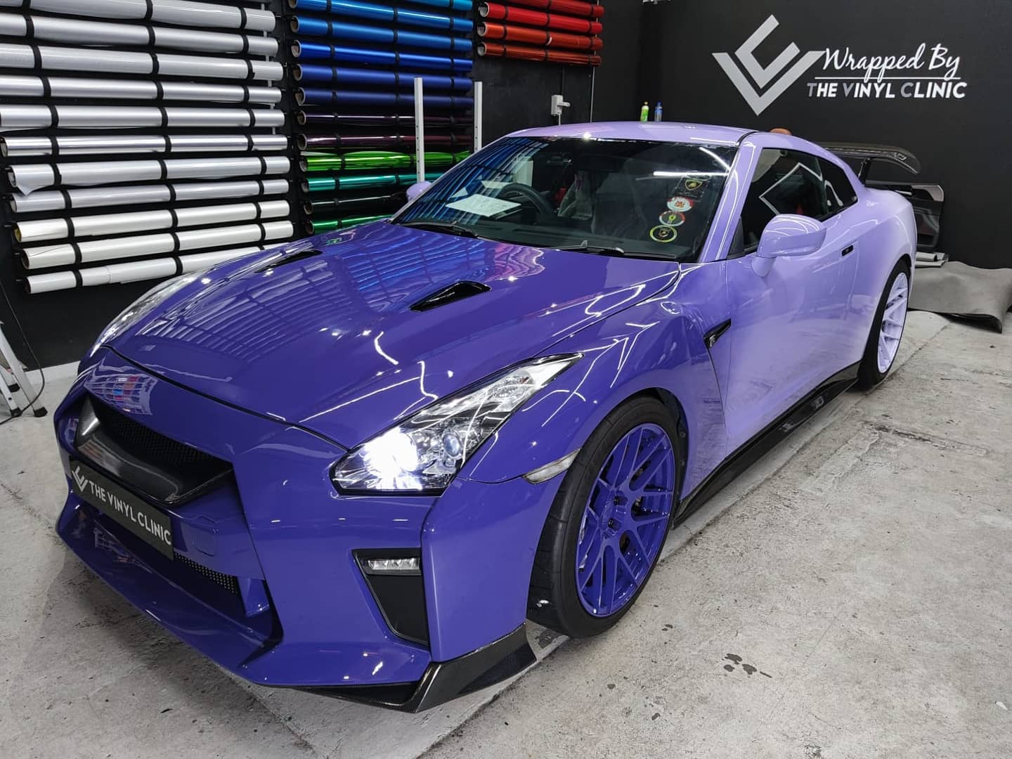 A clear protective film that's even more glossy than paint.