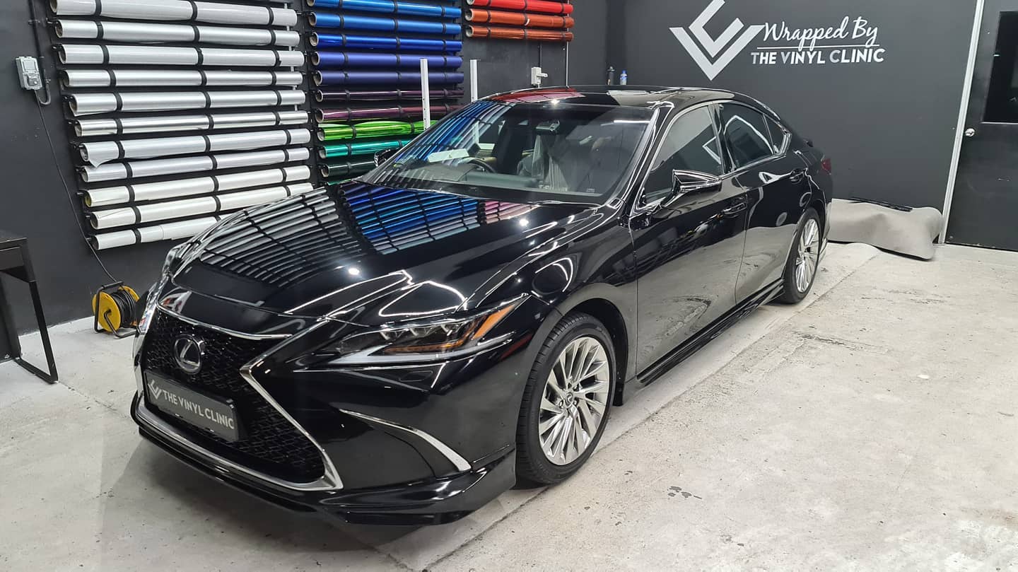 The highest possible gloss black in the market.