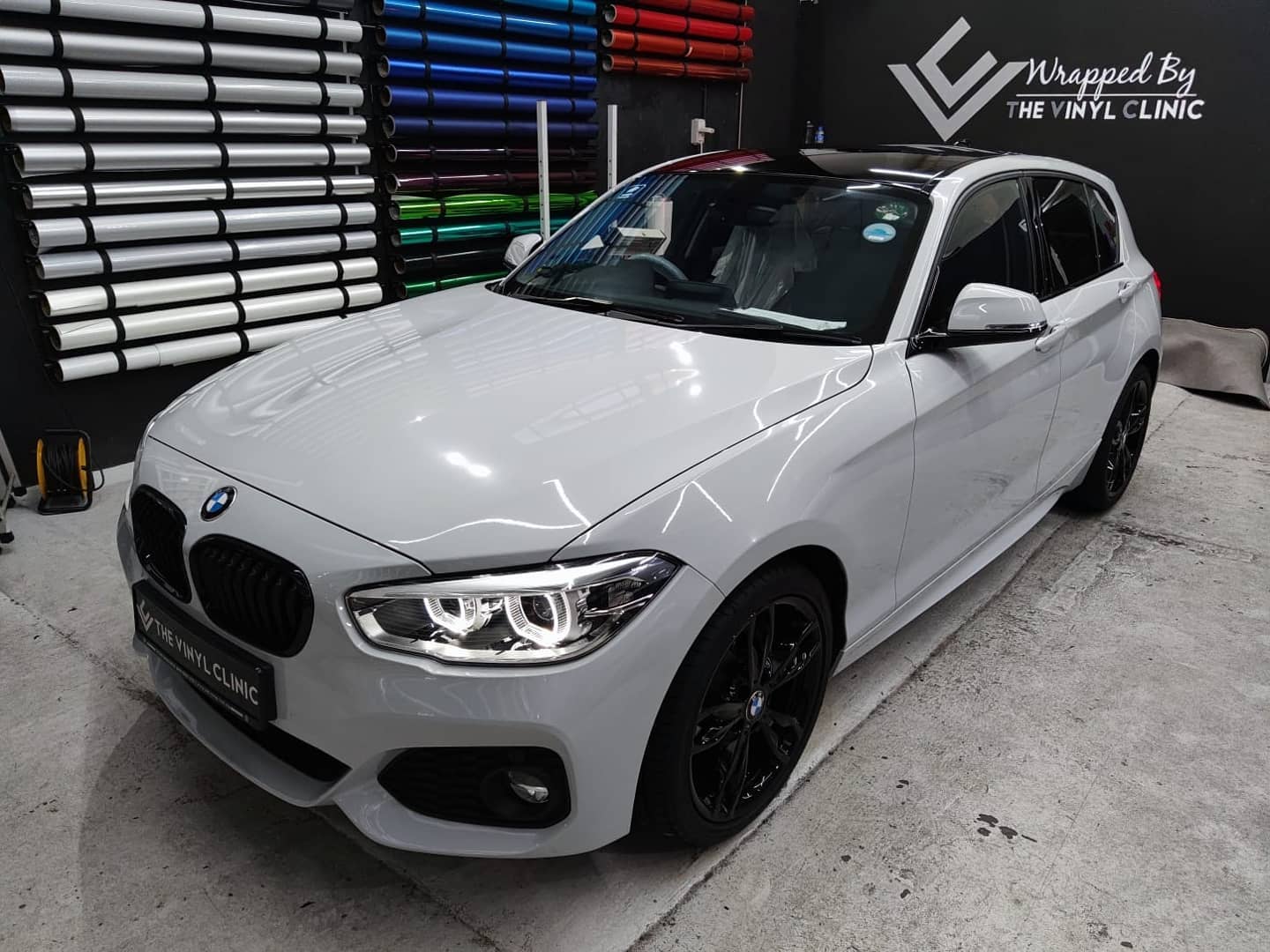 Volcanic ash grey. We rarely wrap interiors but here's on...