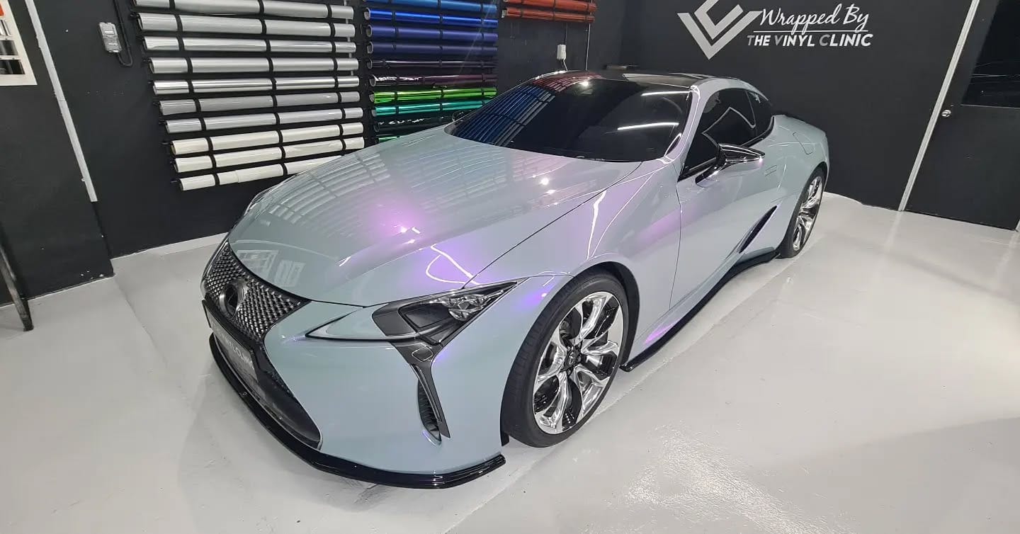 Lexus 5.0 V8 luxury on wheels. The wrap is just icing on ...