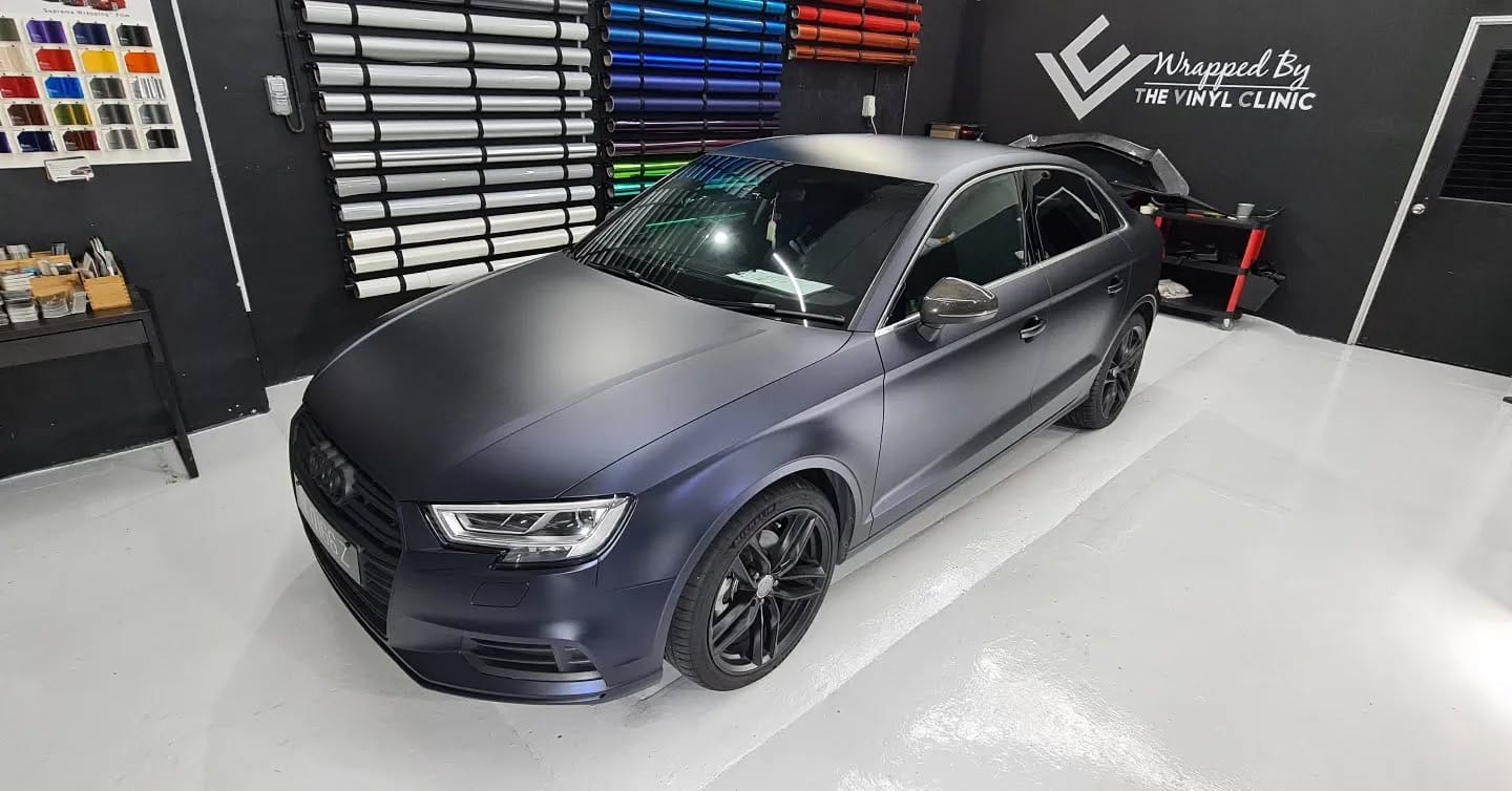 CYS Platinum series matte dark blue with matte black door...