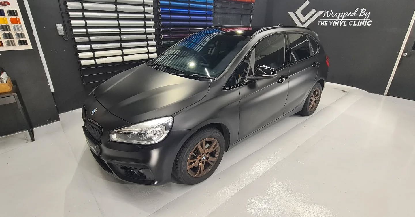 BMW 216 Active Tourer in Matte Deep Black with all the ox...