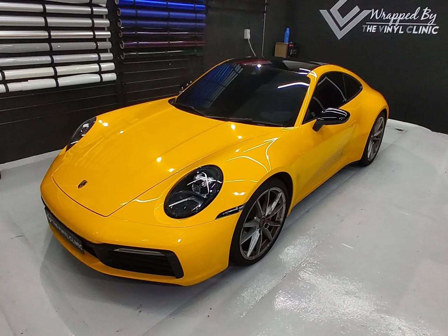 Sunflower yellow makes the curves even sexier.