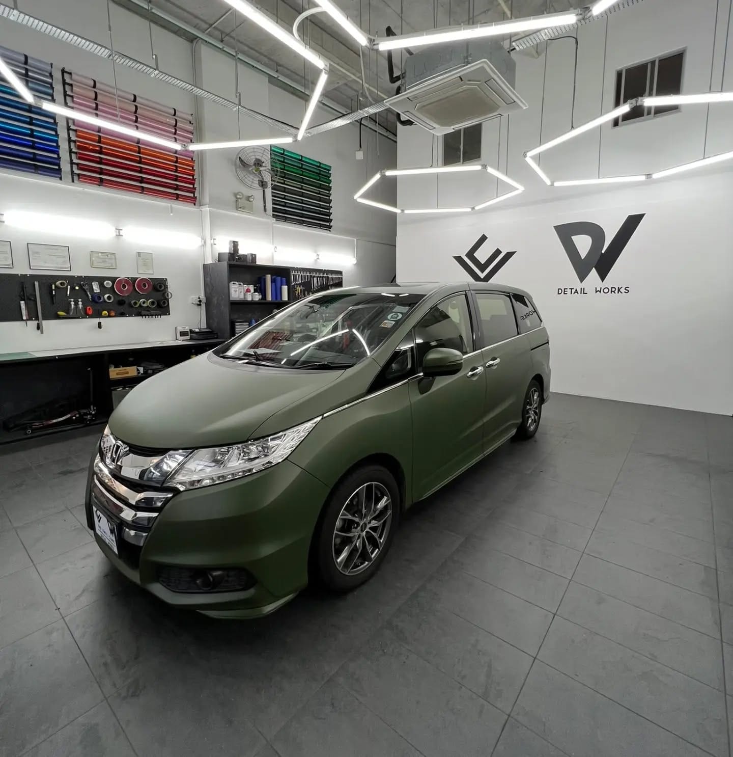 Matte Military Green with Fireball Nano coating.