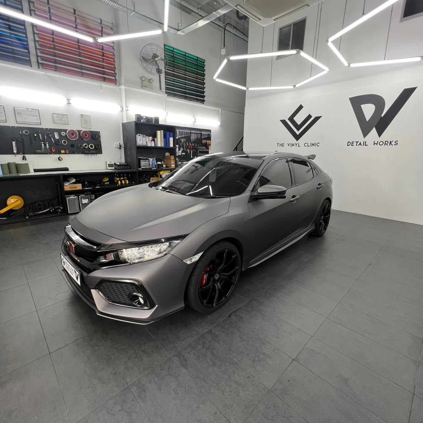 Avery Dennison Matte Metallic Charcoal.