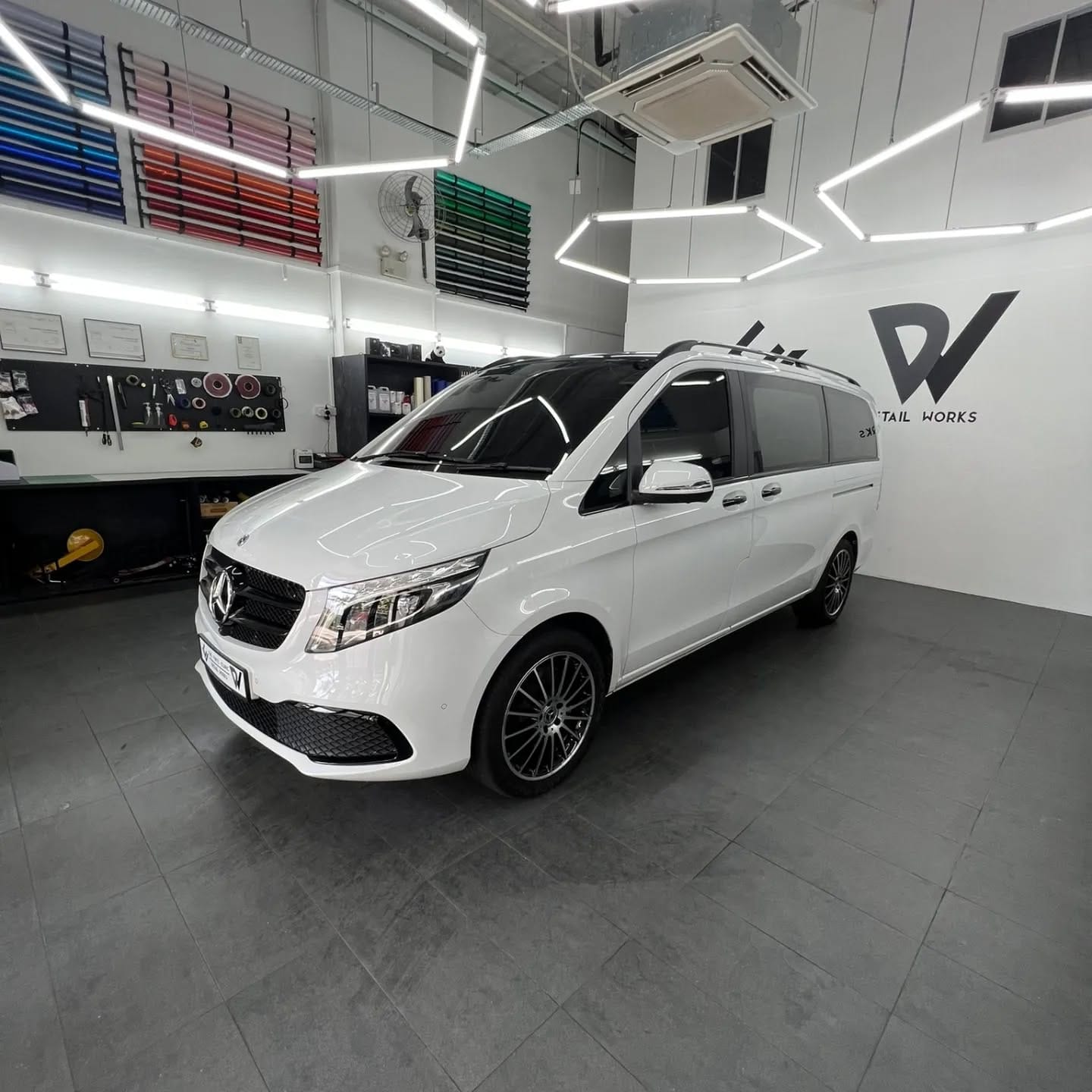 V Class in our Avery Dennison X5 paint protection film.