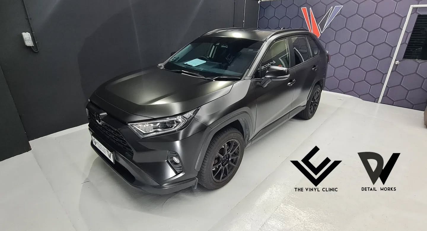 Avery Dennison satin black.