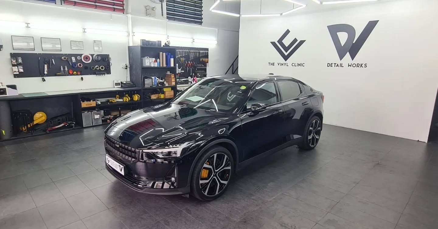 Polestar blackout with Fireball coating.