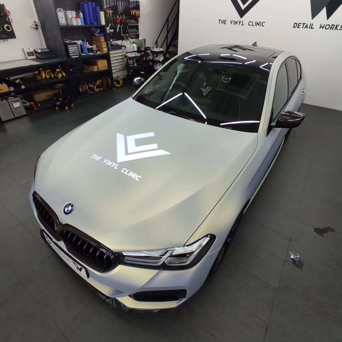 Beemer in Satin Blue Gold.