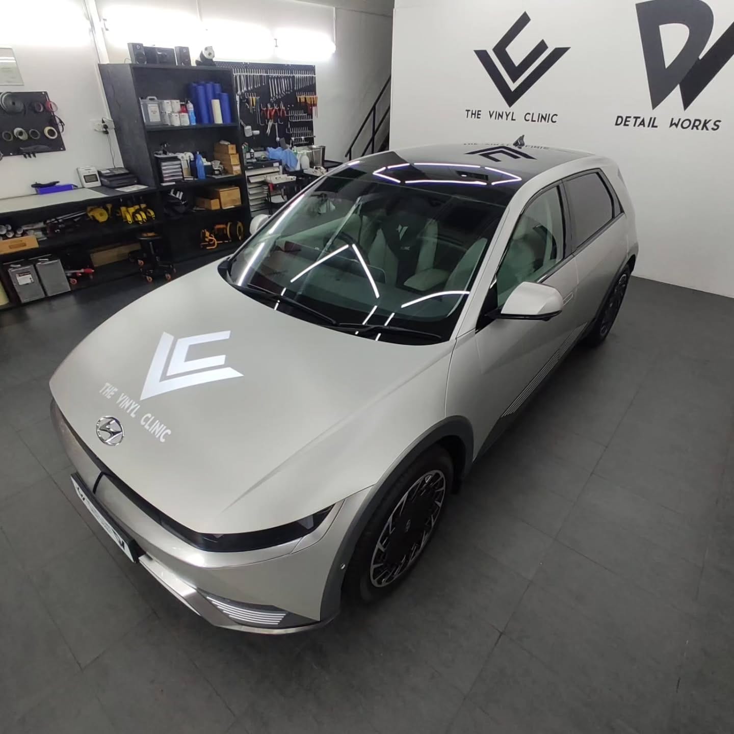 Ioniq5 with matte ppf for the extra sleek look.