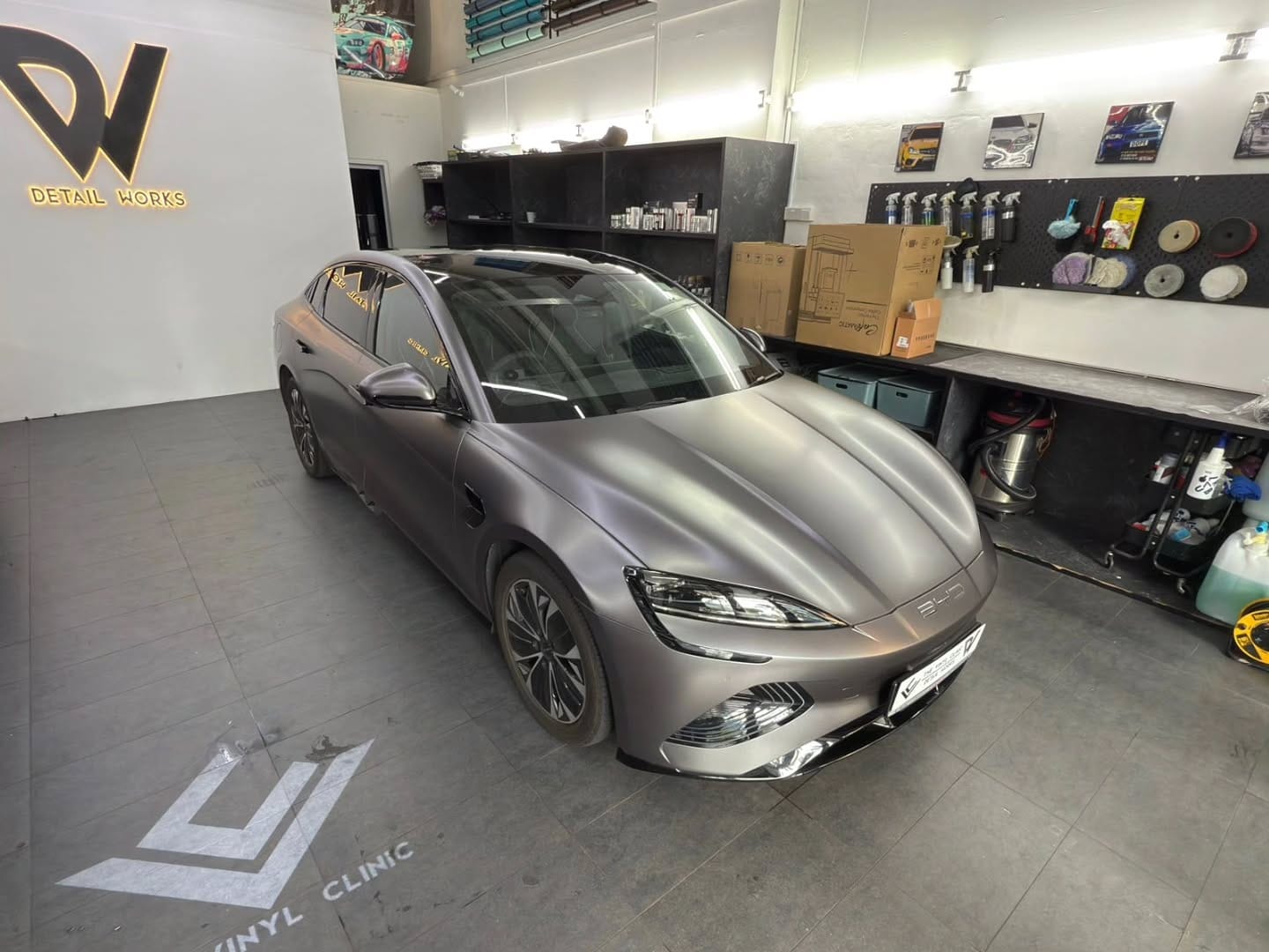 BYD in Satin Metallic Charcoal.