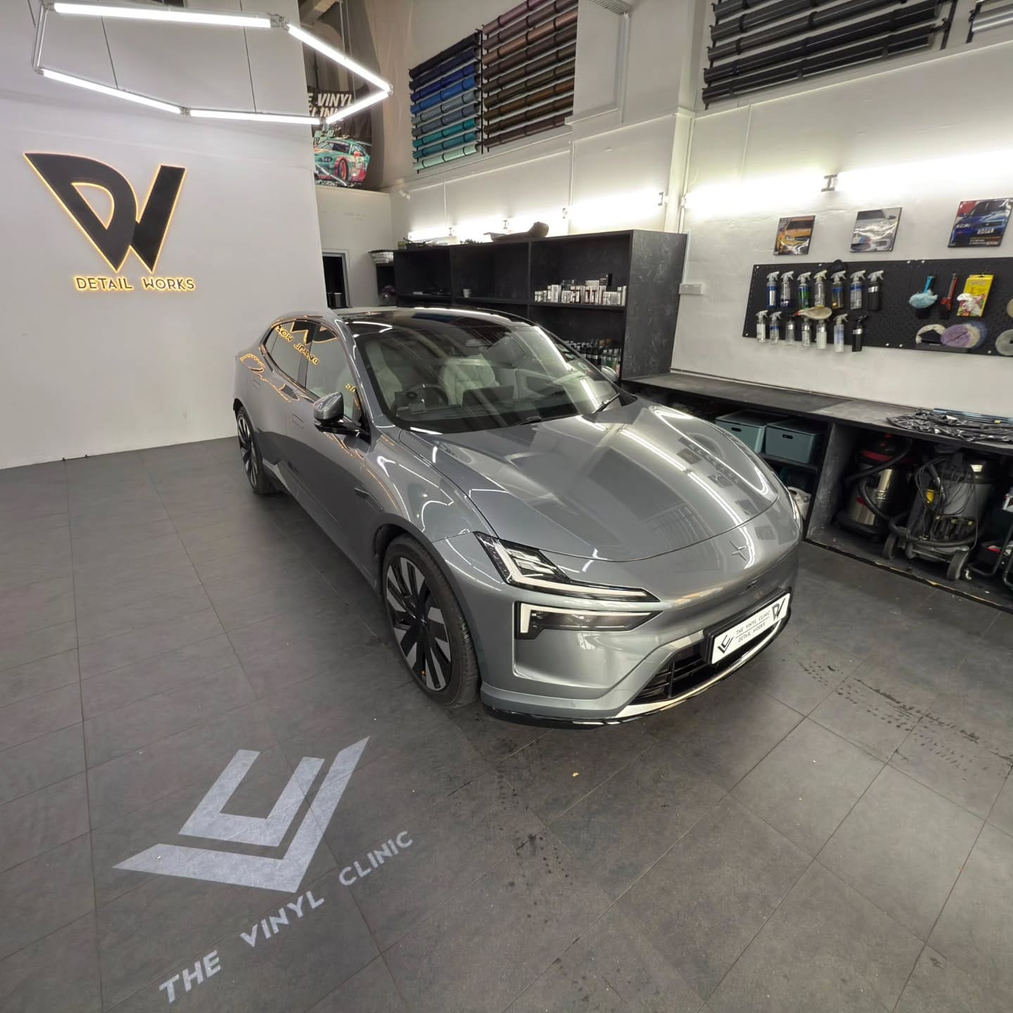 Brand New Polestar4 ppf-ed and ceramic coated by @detailw...