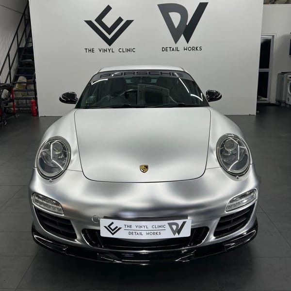 Once a while, some really special comes along. Hexis Superchrome matte silver.