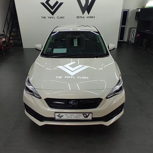 Avery Dennison Paint Protection Film with full chrome deletes.