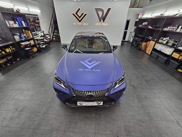 Avery Dennison Matte Metallic Midnight Blue.