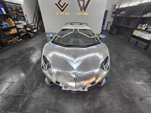 As futuristic as possible. Aventador SV.