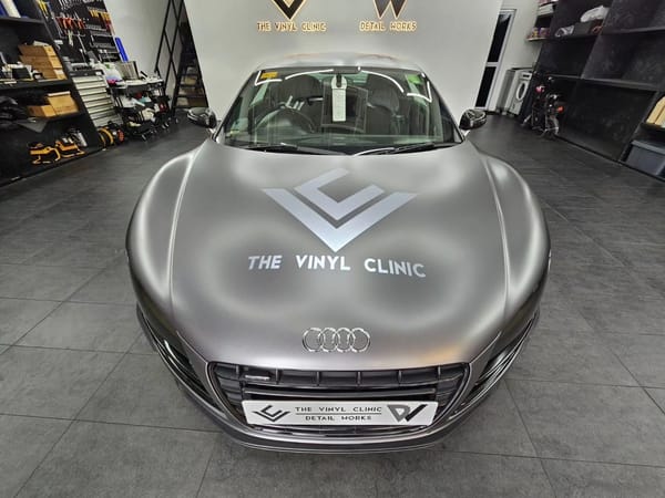 R8 GT in a timeless classic satin dark grey.