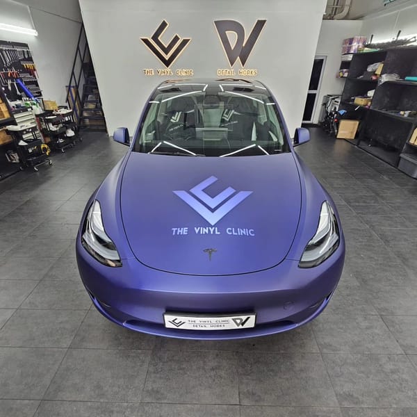 Avery Dennison metallic night blue with VKOOL solar film. A true one stop solution for your car essentials.