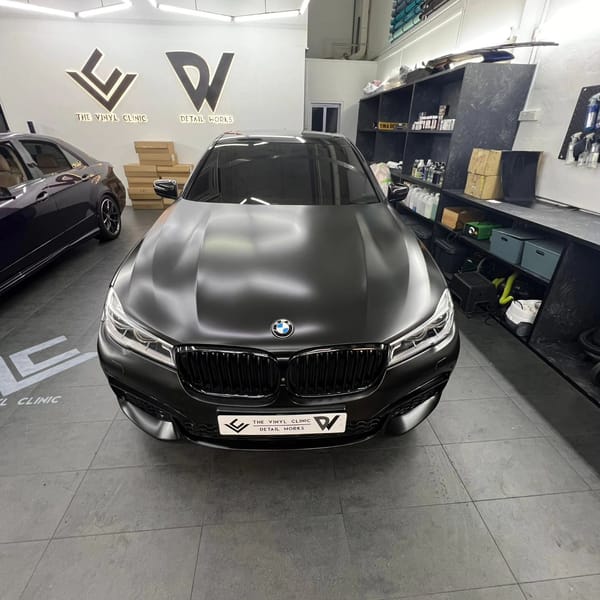 Satin black with chrome deletes and protected with Fireball’s Aegis ceramic coating.