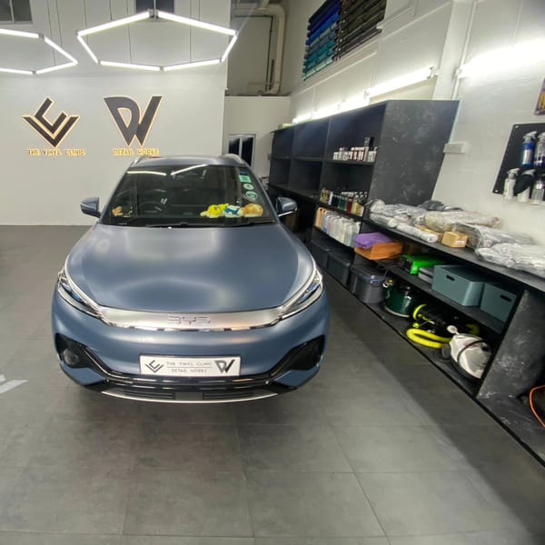 Satin Thundercloud with Fireball Aegis Ceramic coating by @detailworkssg