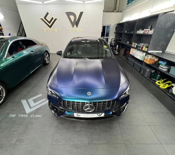 The latest Avery Dennison colourflow satin Frozen Ocean. Coated with Fireball Aegis Ceramic coating by @detailworkssg