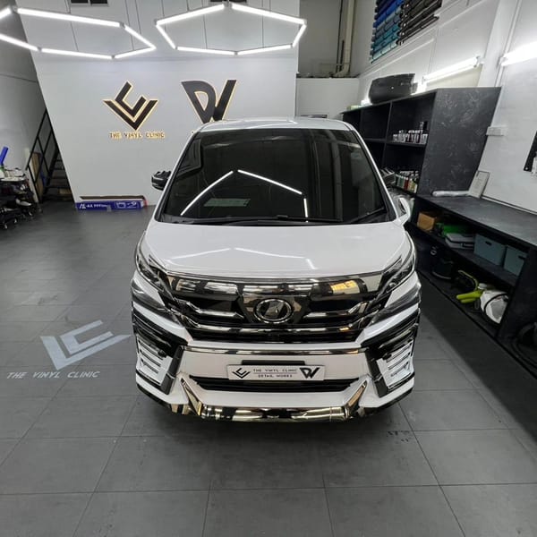 Our usual Sunday. Diamond White Vellfire.
