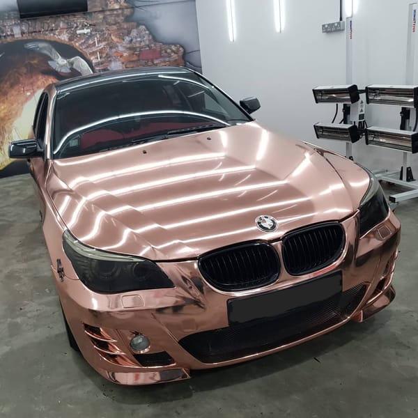 Our 4th rose gold chrome freshly baked.