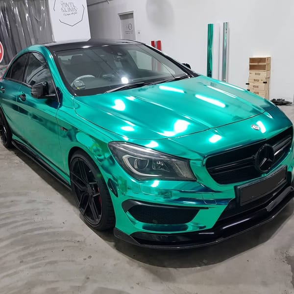 Tiffany chrome on our favourite mercedes.