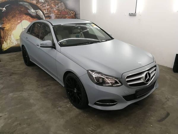 Matt Nardo Grey on a E200.