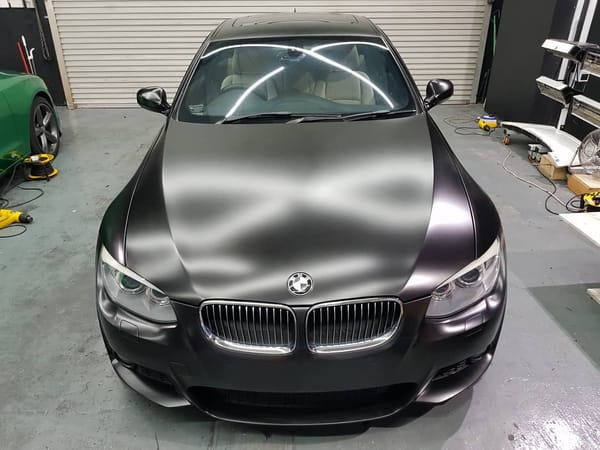 Bmw 325 wrapped, coated, rims sprayed, solar film, DVR ad...