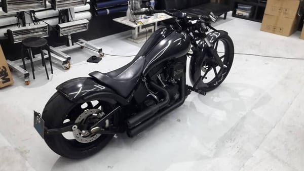 Harley carbonized.